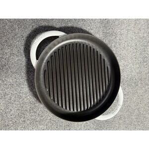 Staub France 10" Enameled Cast Iron‎ Pure Grill Pan WHITE